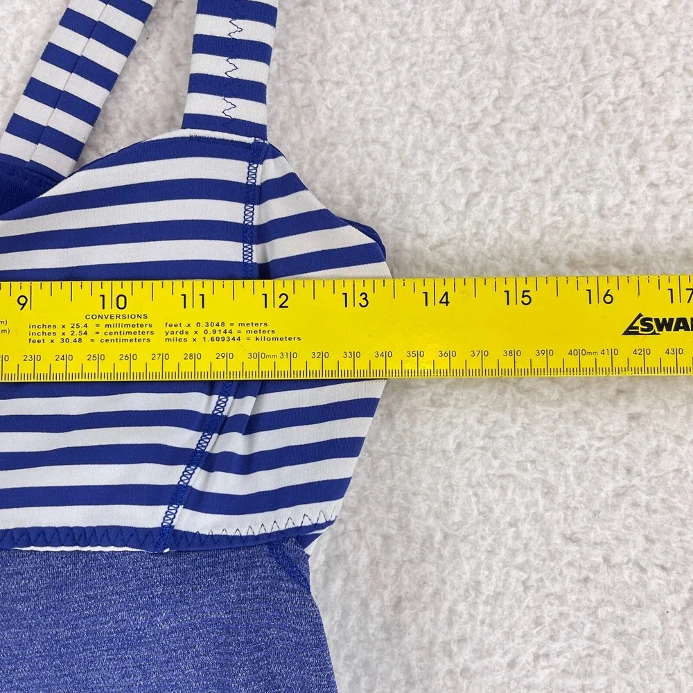 Lululemon‎ Blue Back On Track Tank Top Womens Athletic Pullover Yoga Size 8